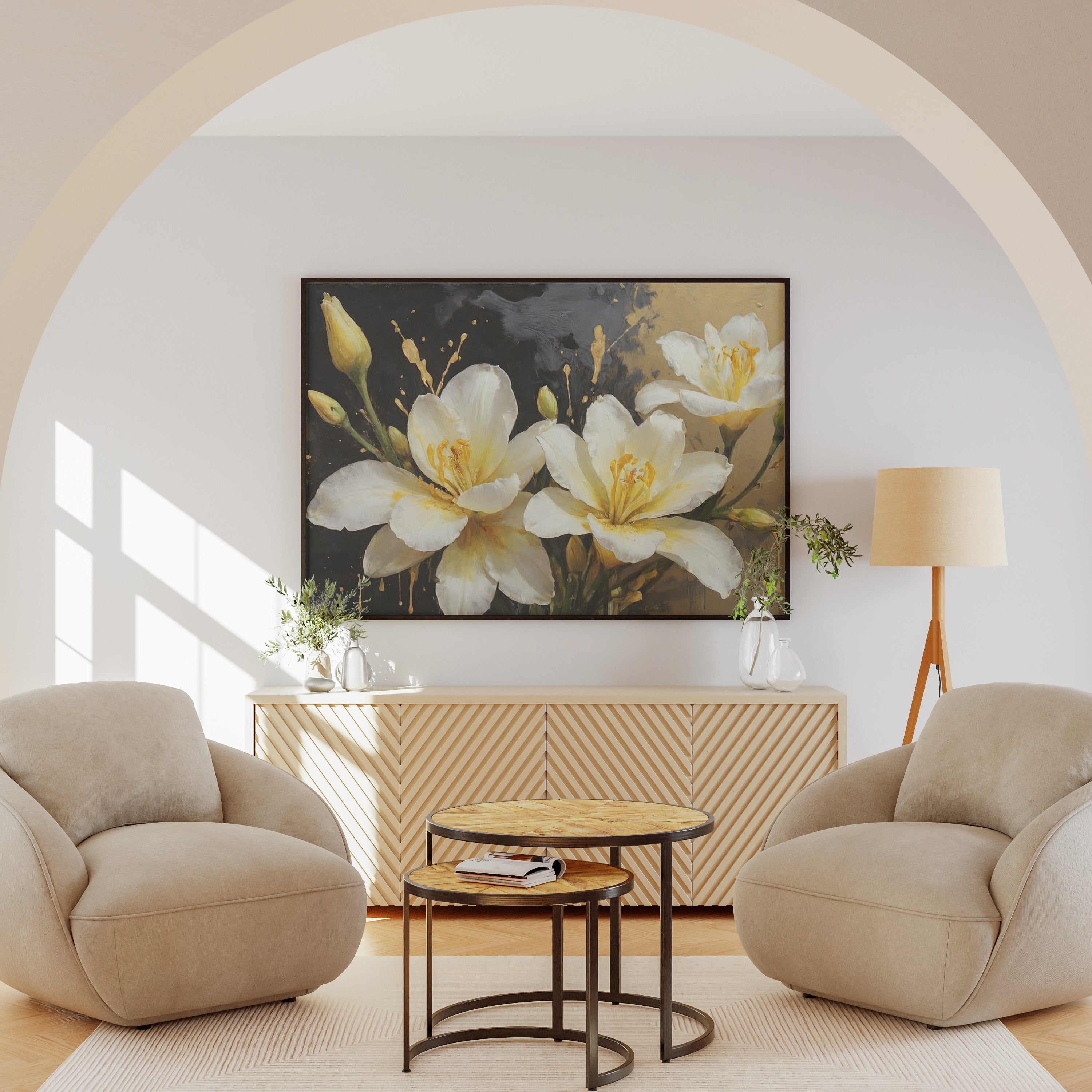 cuadros minimalistas - Arte Floral Abstrata