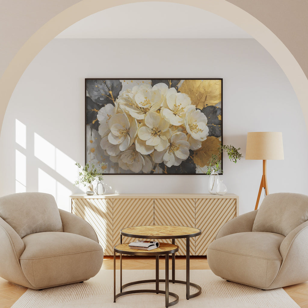 cuadros escandinavos - Arte Floral Abstrata