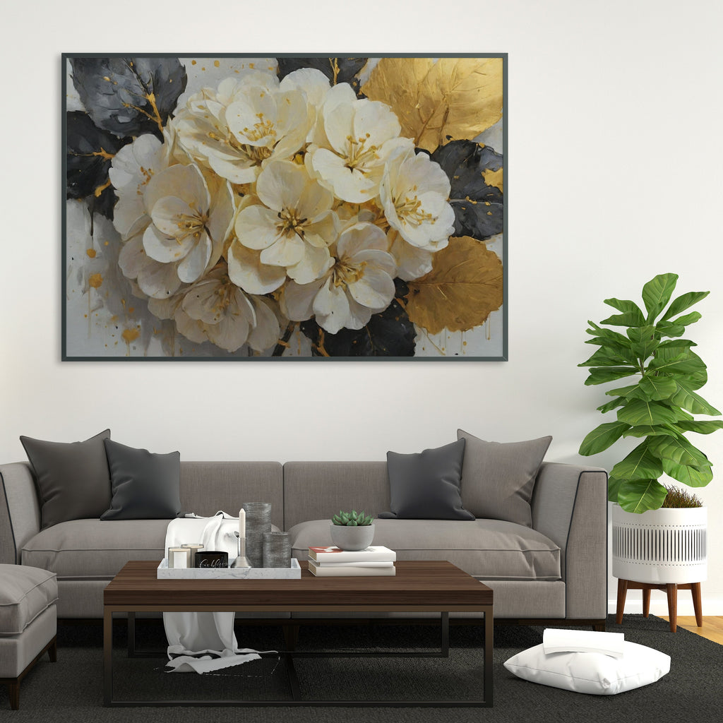 cuadros escandinavos - Arte Floral Abstrata