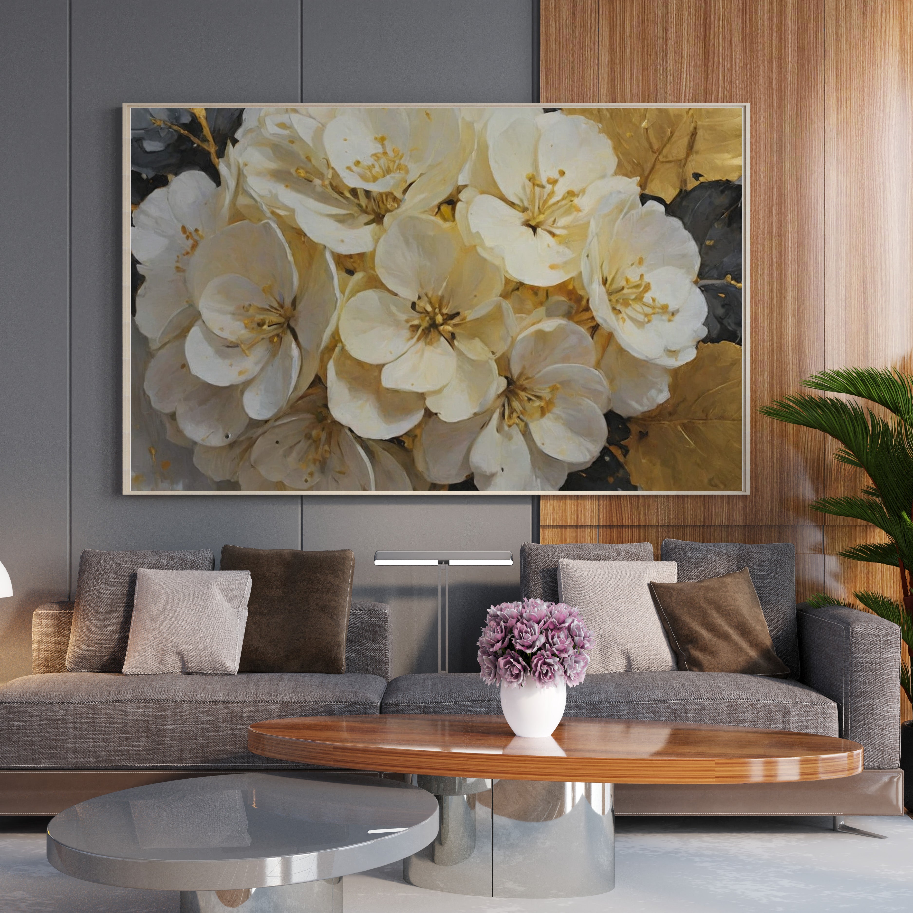 cuadros escandinavos - Arte Floral Abstrata