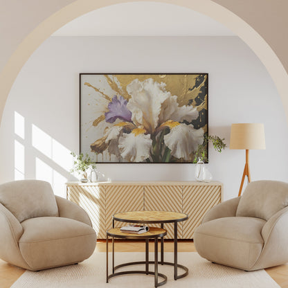 quadros vintage - Arte Floral Abstrata