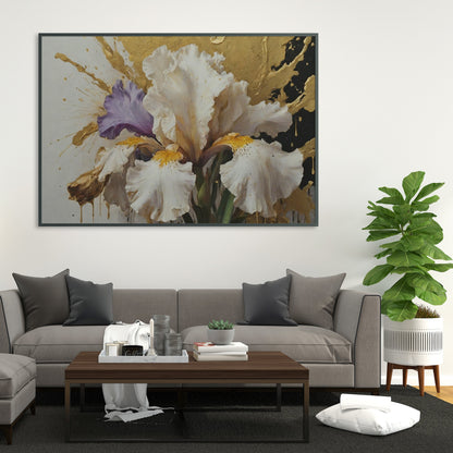 quadros vintage - Arte Floral Abstrata