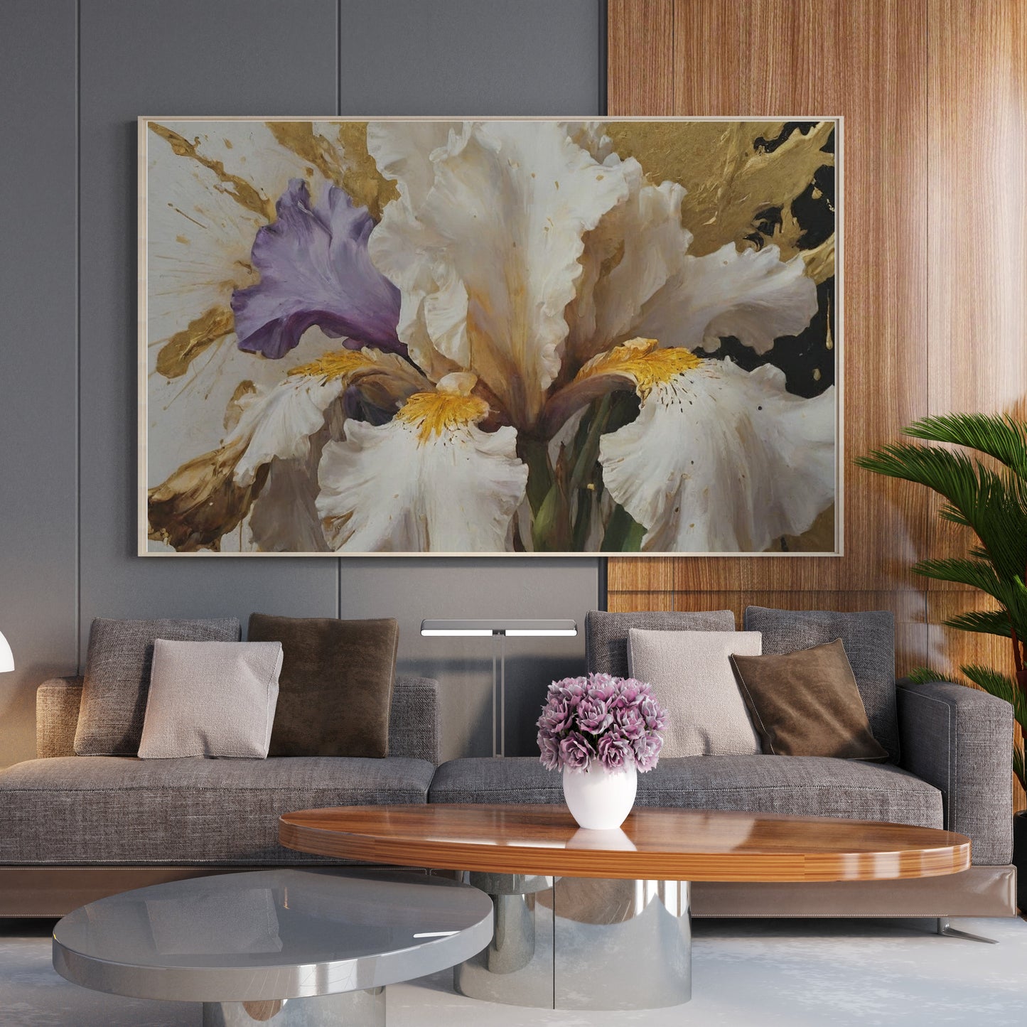 quadros vintage - Arte Floral Abstrata