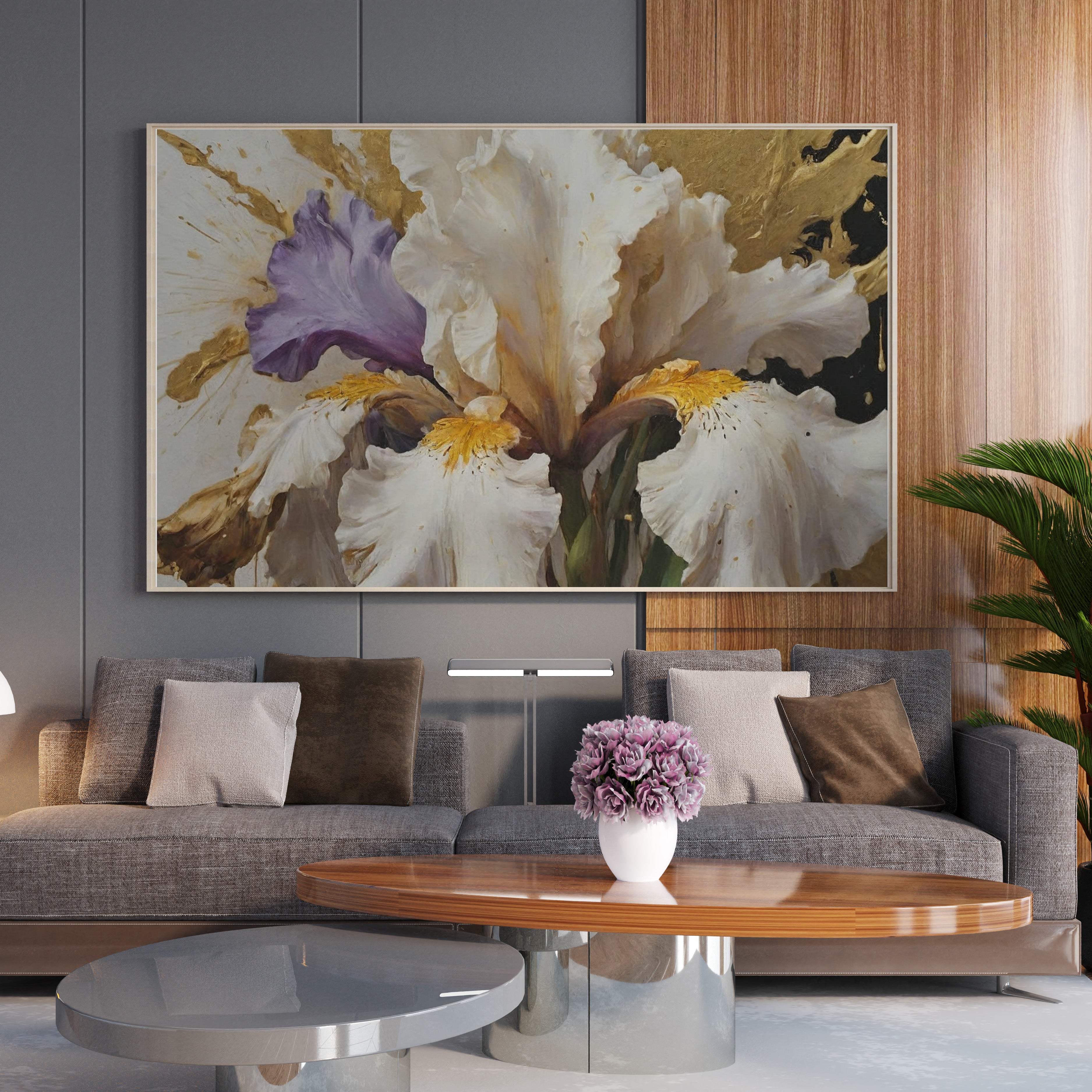 cuadros vintage - Arte Floral Abstrata