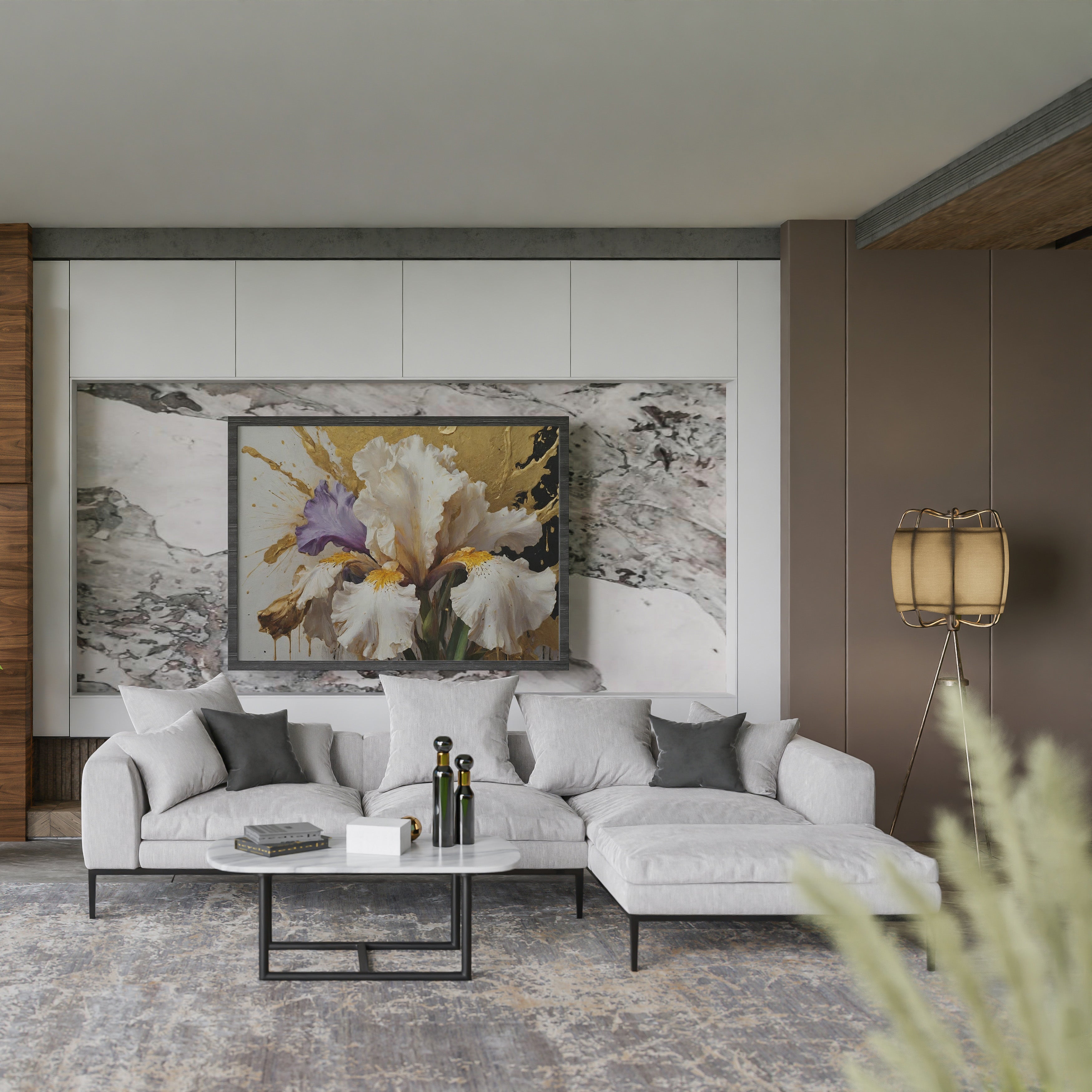 cuadros vintage - Arte Floral Abstrata