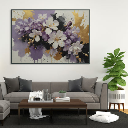 quadros personalizados - Arte Floral Abstrata