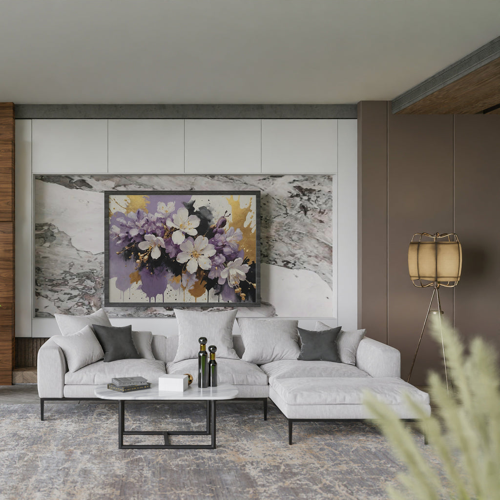 cuadros personalizados - Arte Floral Abstrata