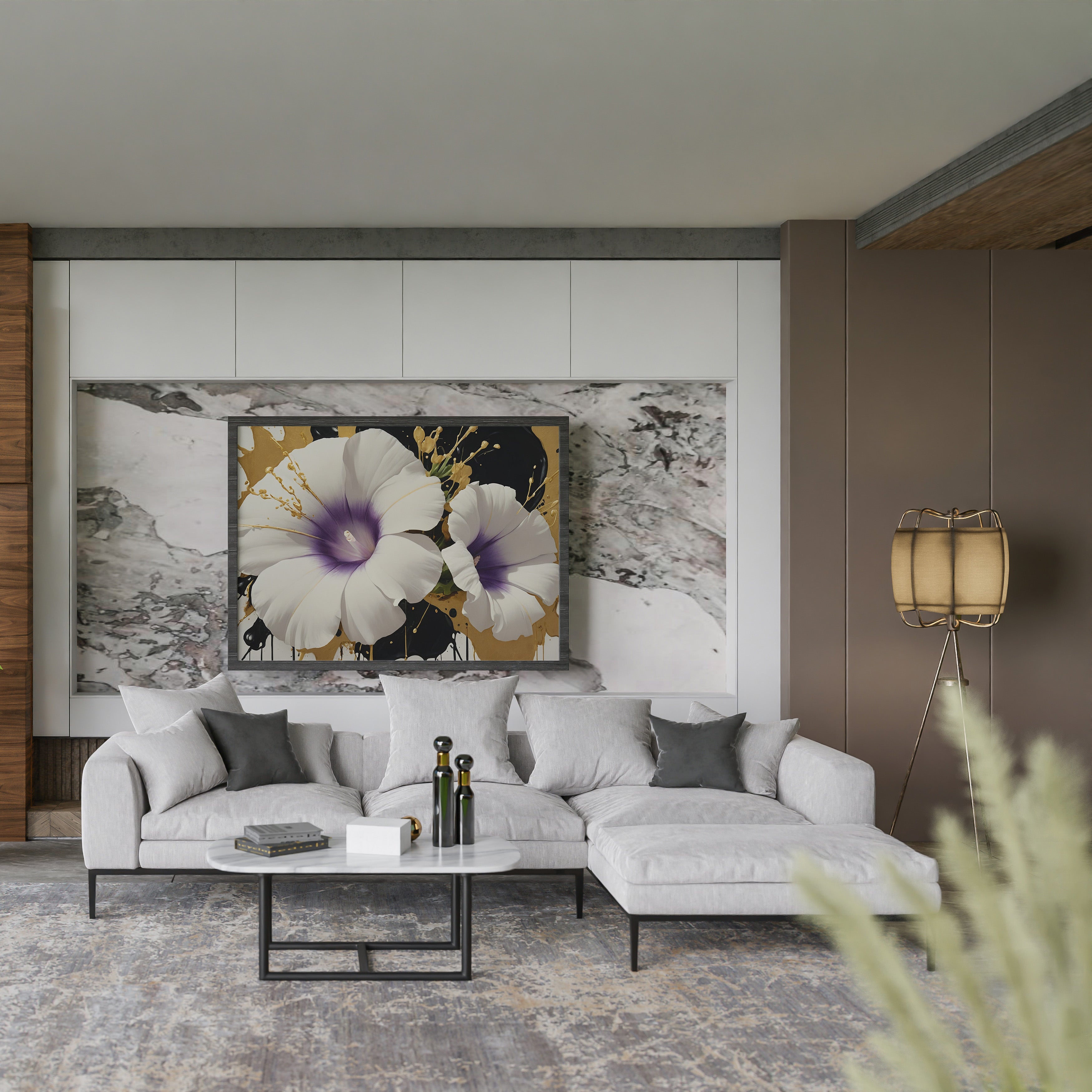 arte digital para imprimir - Arte Floral Abstrata