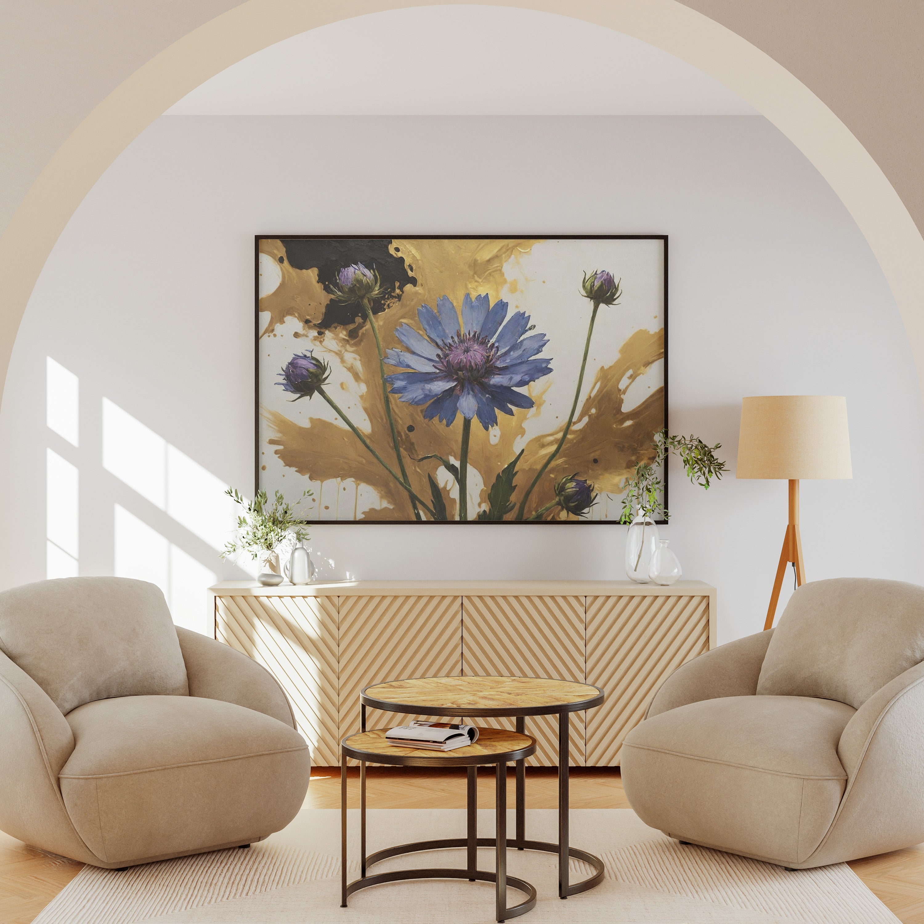 estampados decorativos - Arte Floral Abstrata