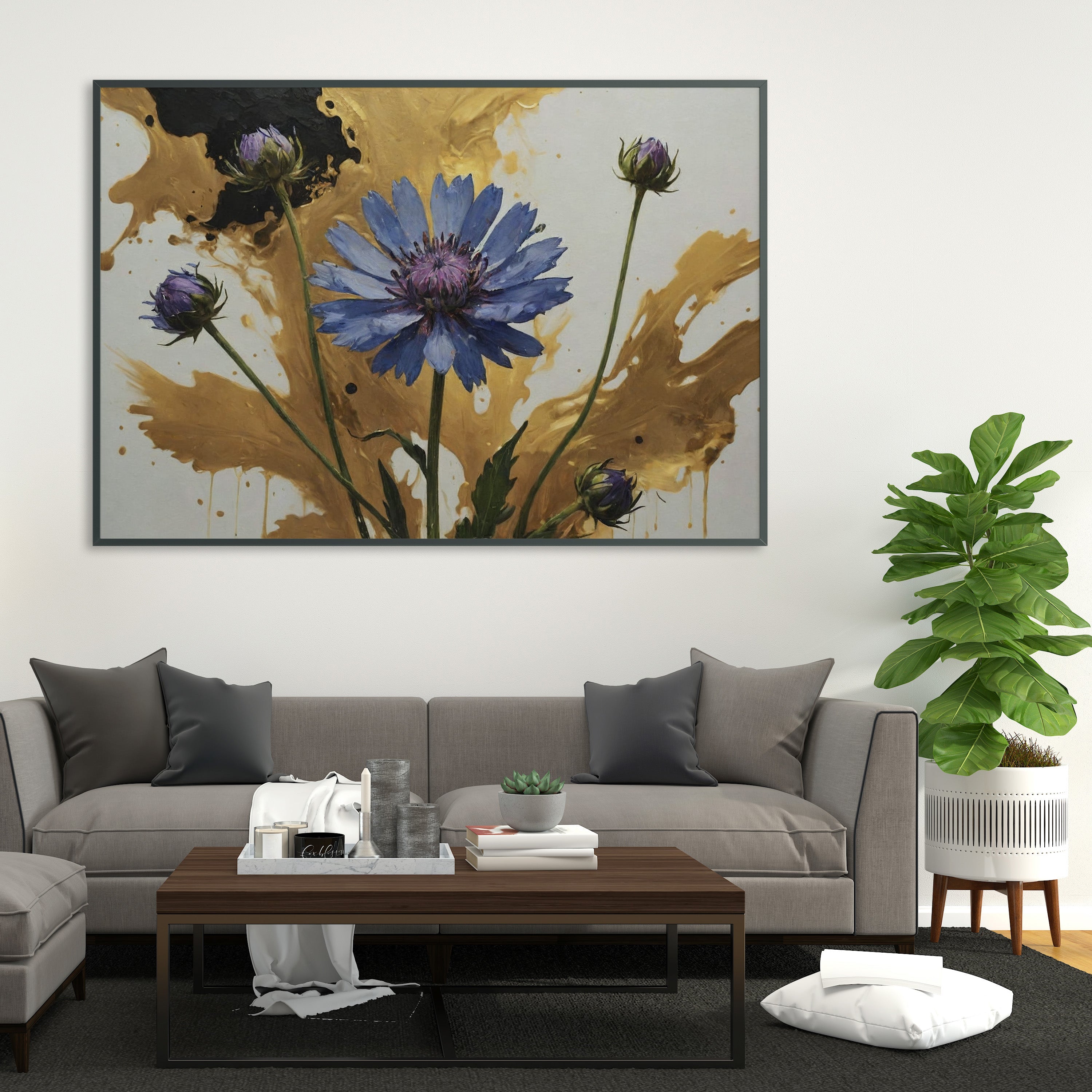 estampados decorativos - Arte Floral Abstrata