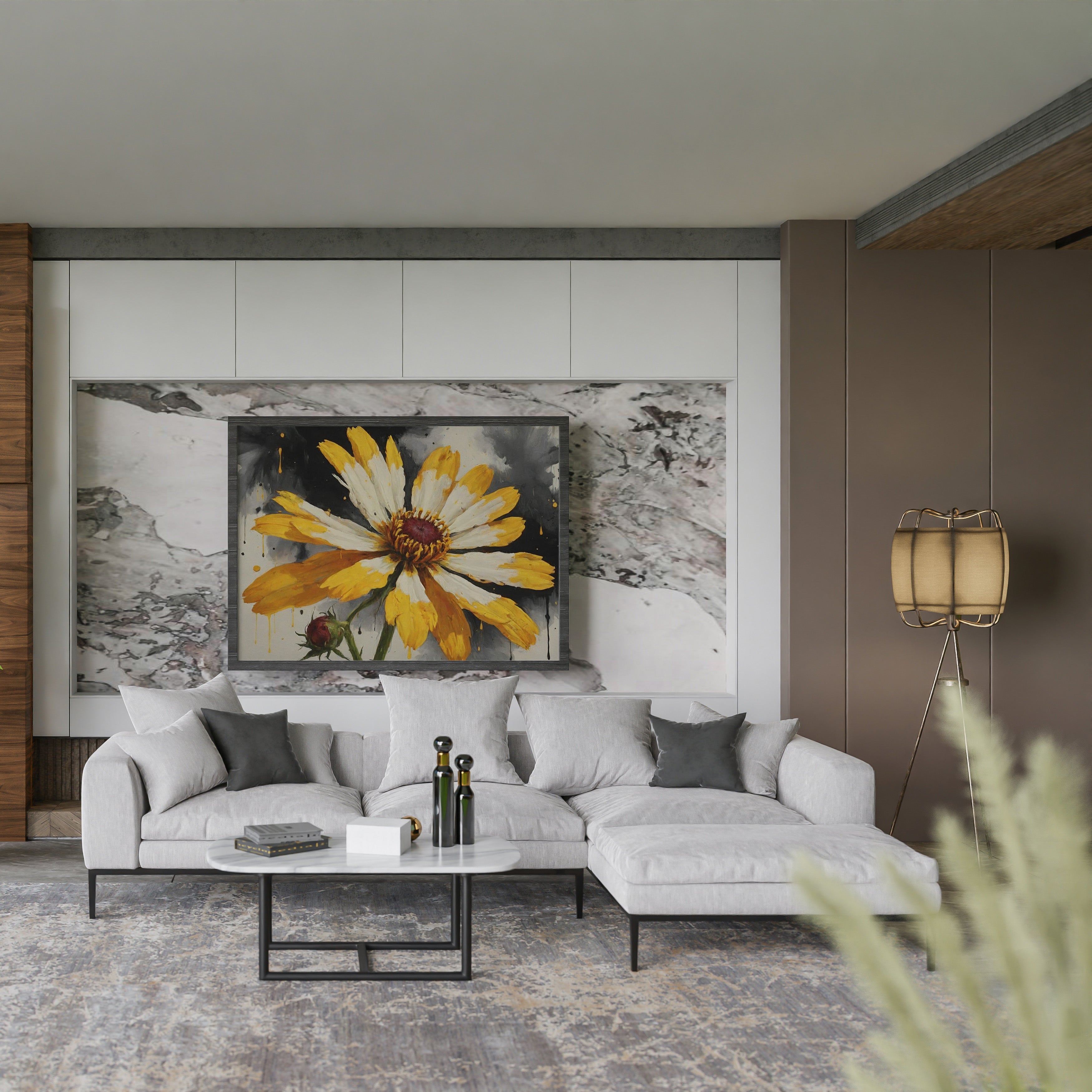 galería de cuadros - Arte floral abstracto