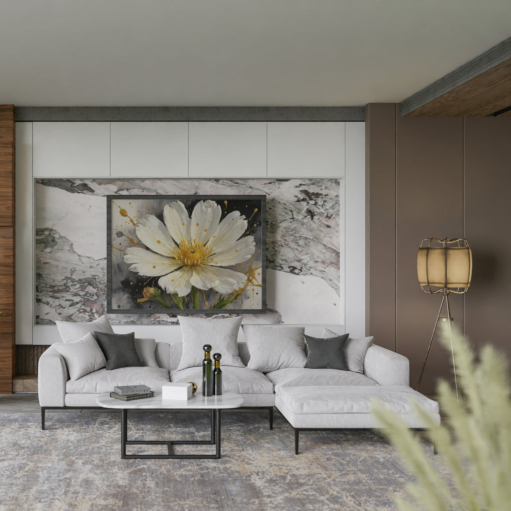 decoración con cuadros - Arte Floral Abstrata