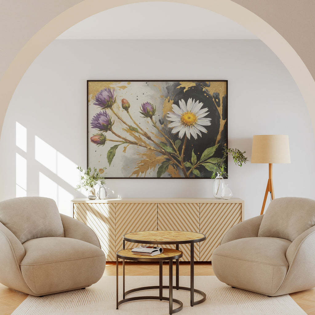 cuadros decorativos - Arte Floral Abstrata