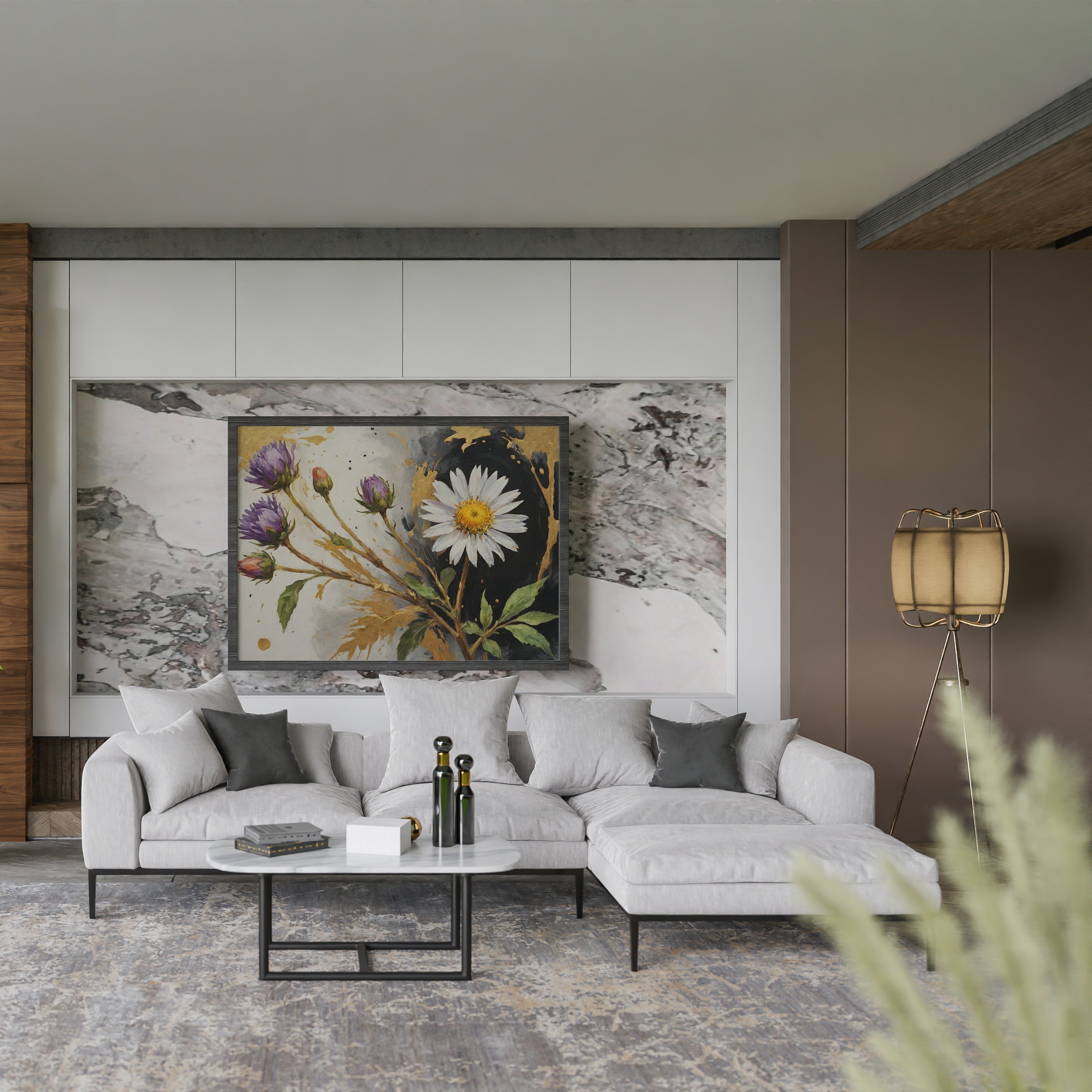 cuadros decorativos - Arte Floral Abstrata