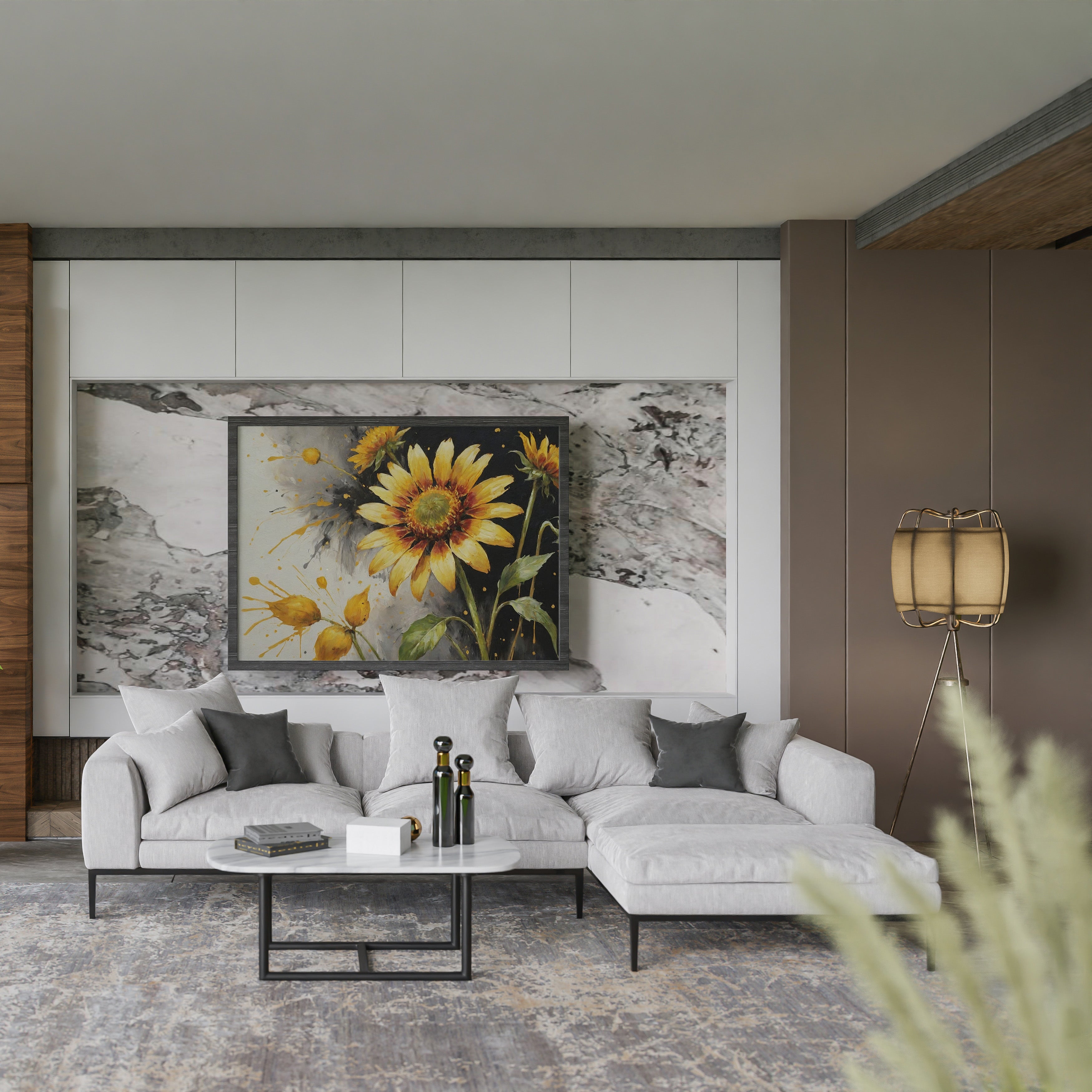 arte de pared - Arte Floral Abstrata