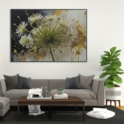 pôsteres decorativos - Arte Floral Abstrata