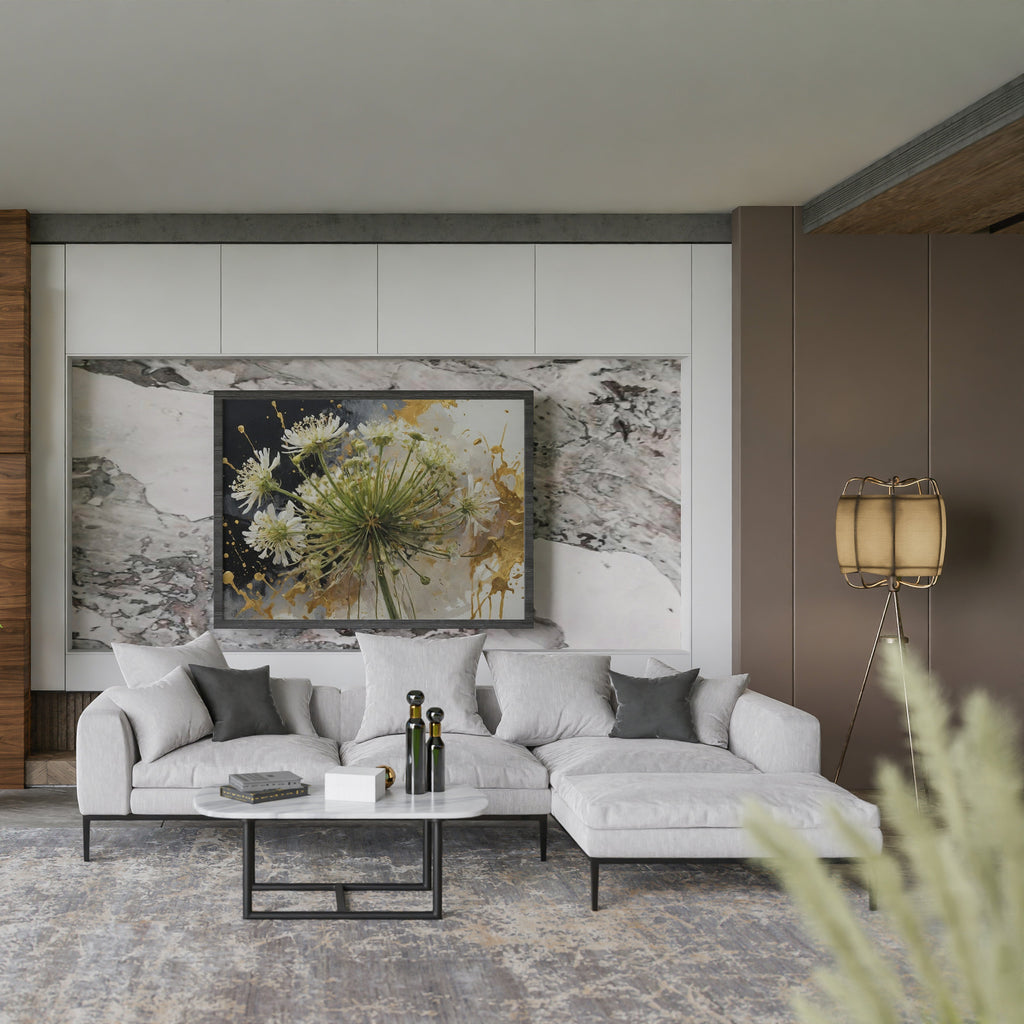 carteles decorativos - Arte Floral Abstrata