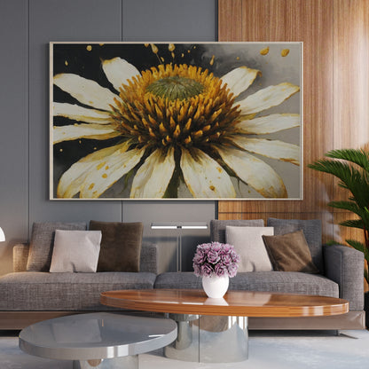 decoração com quadros - Arte Floral Abstrata