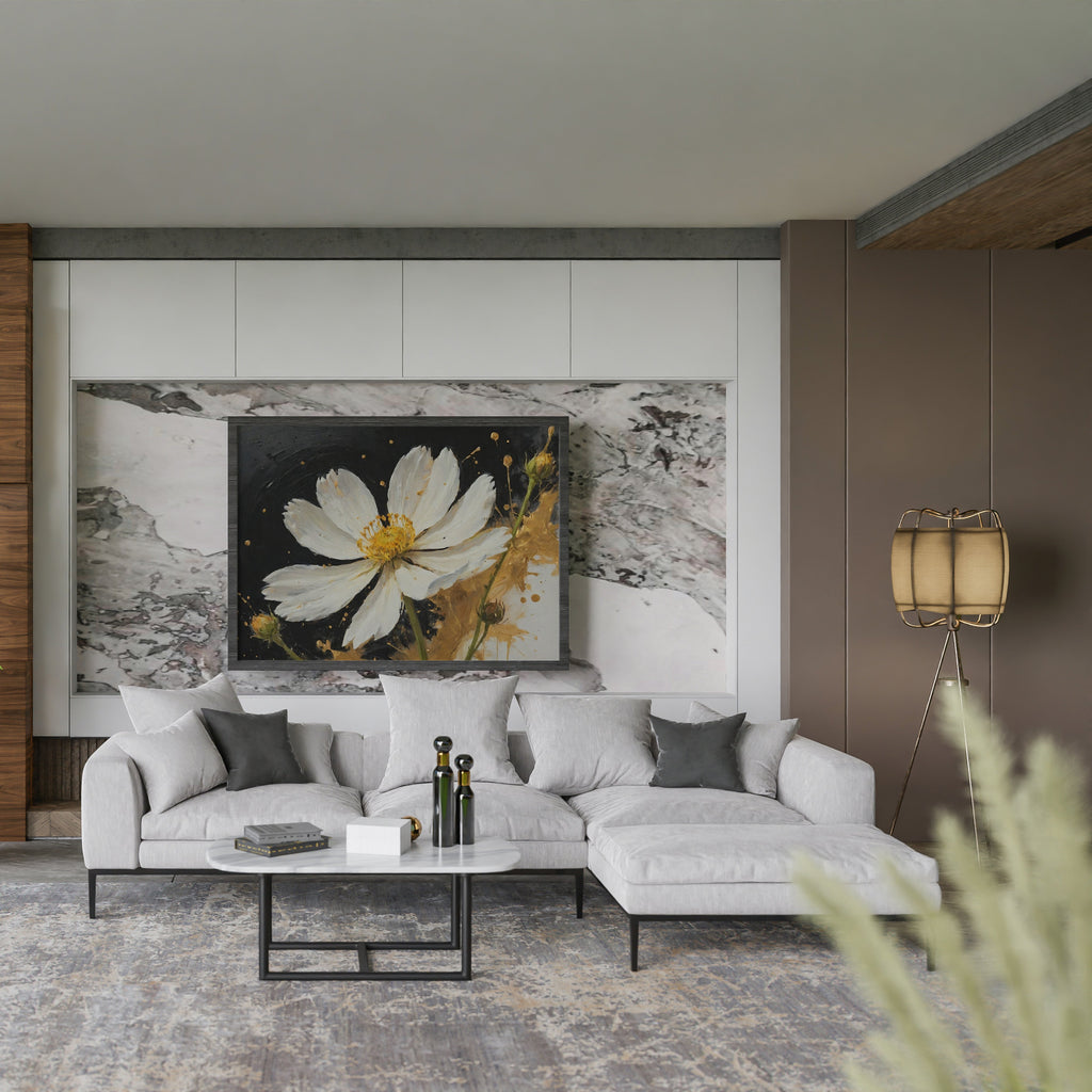 cuadros modernos - Arte floral abstrata