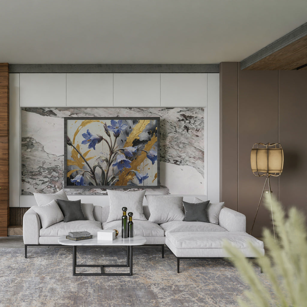 carteles decorativos - Arte floral abstracto