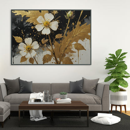 pôsteres decorativos - Arte Floral Abstrata