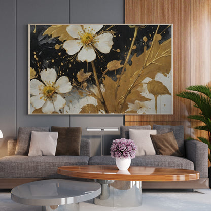 pôsteres decorativos - Arte Floral Abstrata