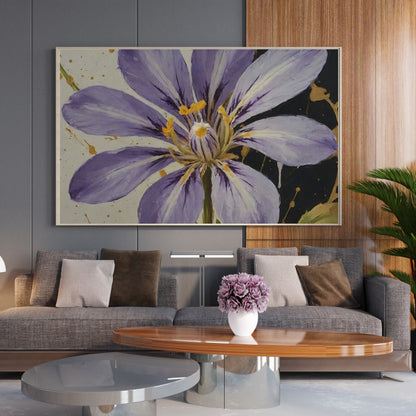 impressão em tela - Arte Floral Abstrata