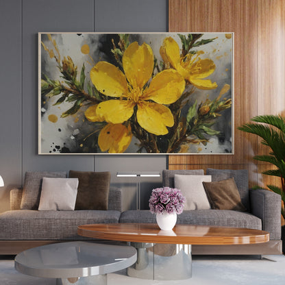 quadros vintage - Arte Floral Abstrata