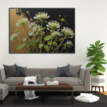quadros para quarto - Arte Floral Abstrata