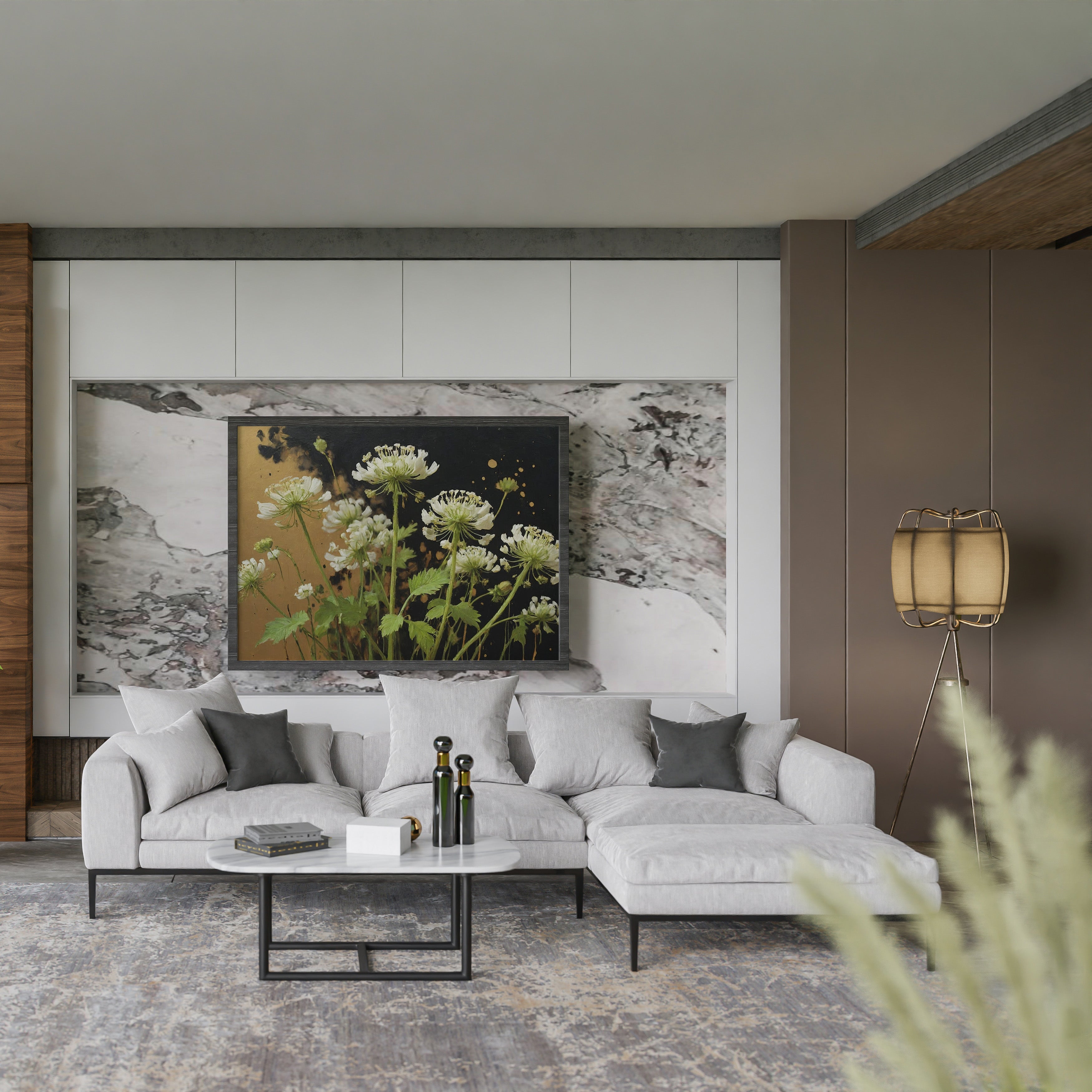 cuadros para cuarto - Arte Floral Abstrata