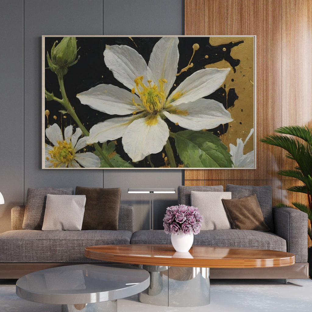 decoración de pared - Arte Floral Abstrata