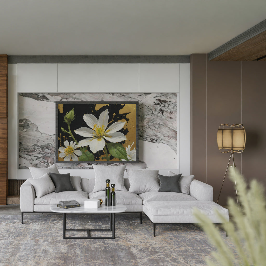 decoración de pared - Arte Floral Abstrata