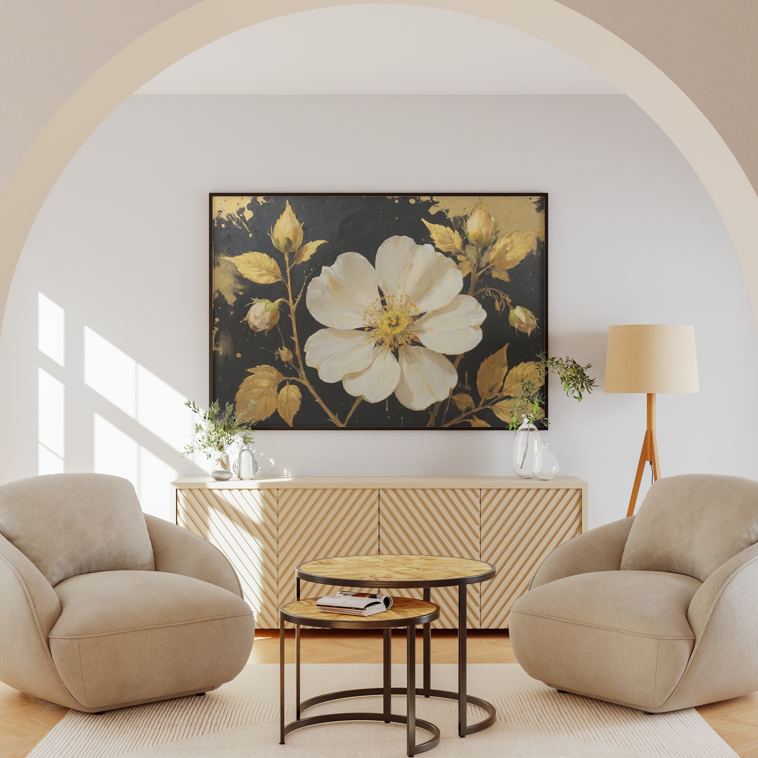 estampados decorativos - Arte Floral Abstrata