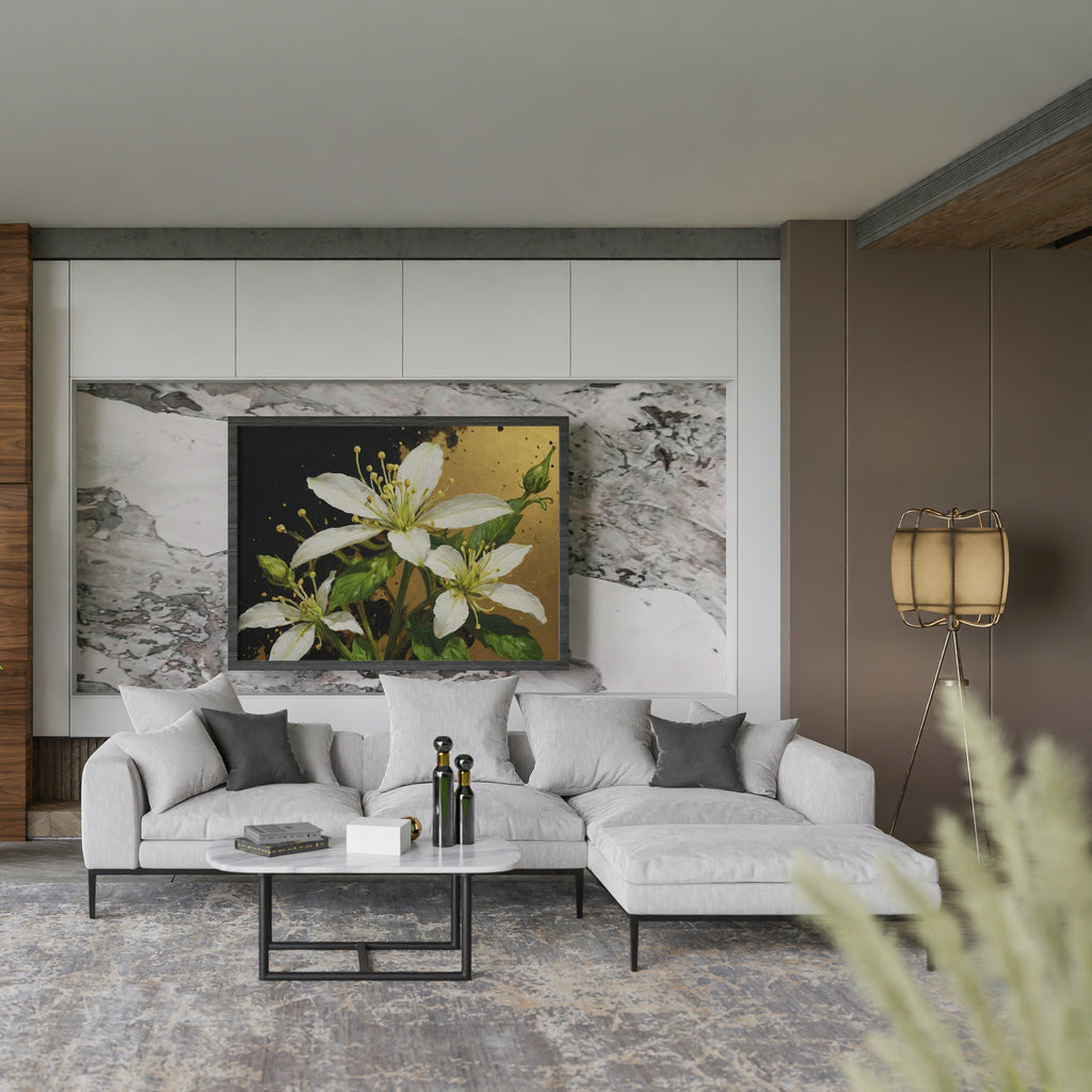 arte en lienzo - Arte Floral Abstrata