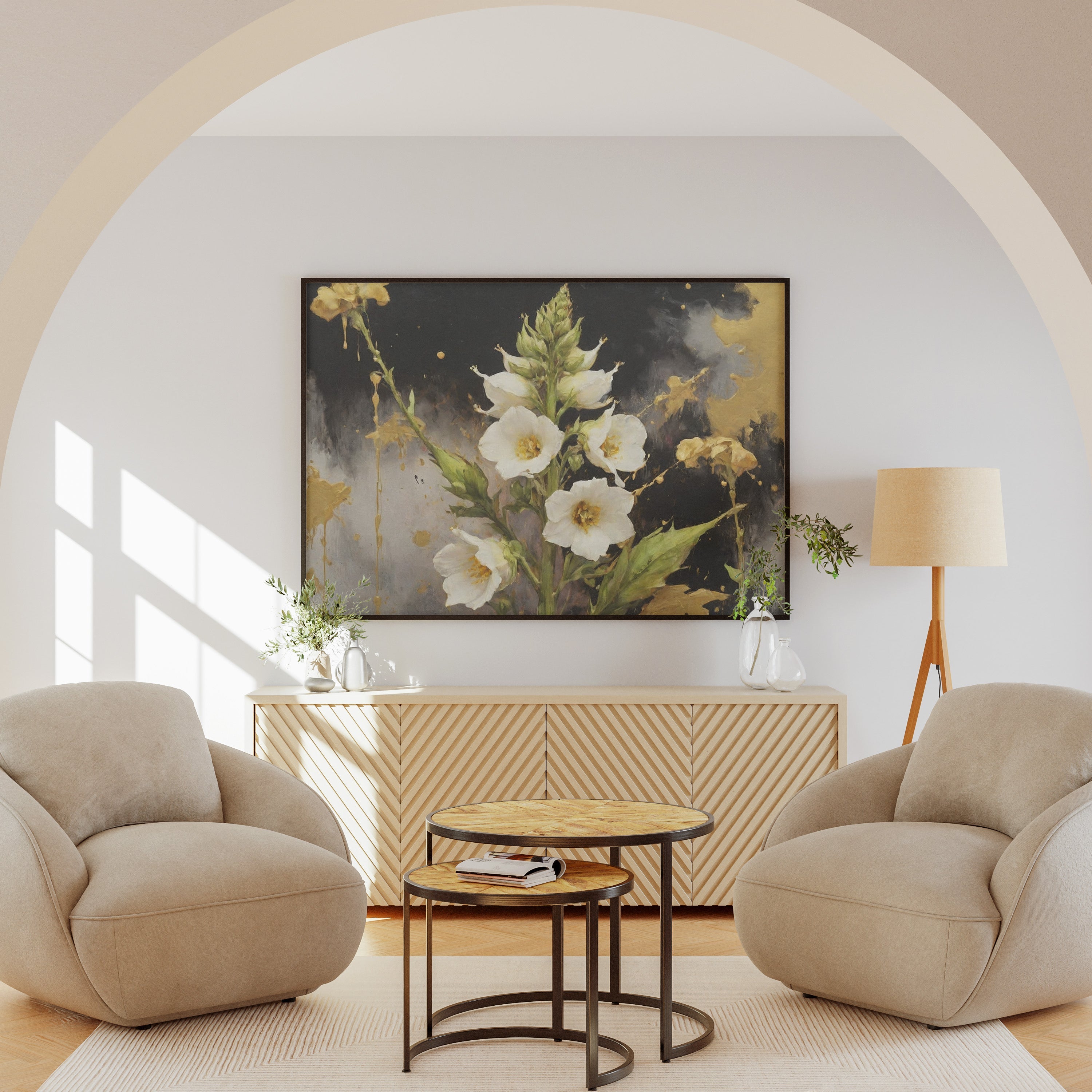 cuadros abstractos - Arte Floral Abstrata