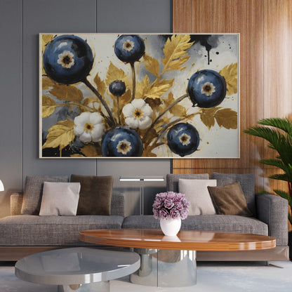 arte de parede - Arte Floral Abstrata