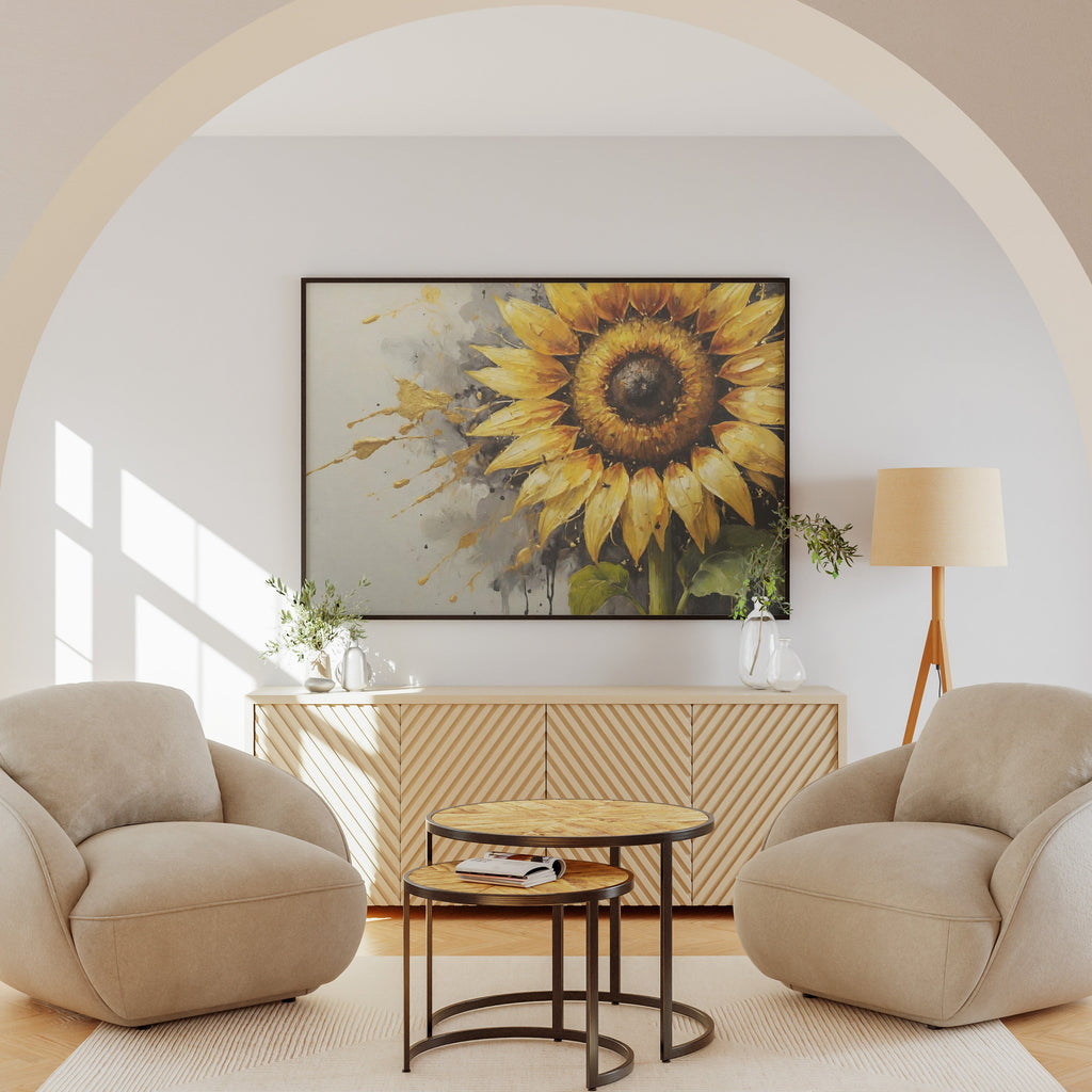 carteles decorativos - Arte Floral Abstrata