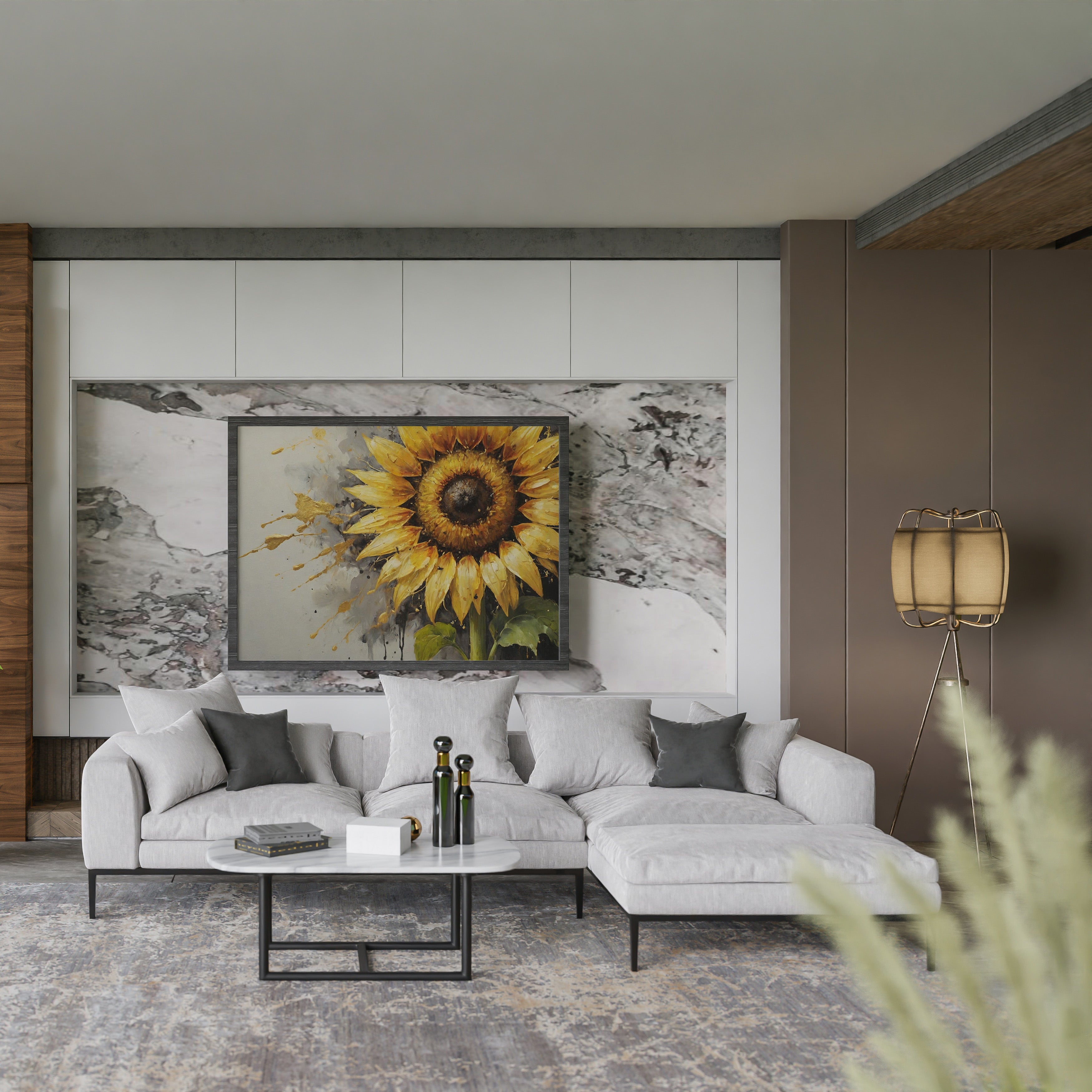 carteles decorativos - Arte Floral Abstrata