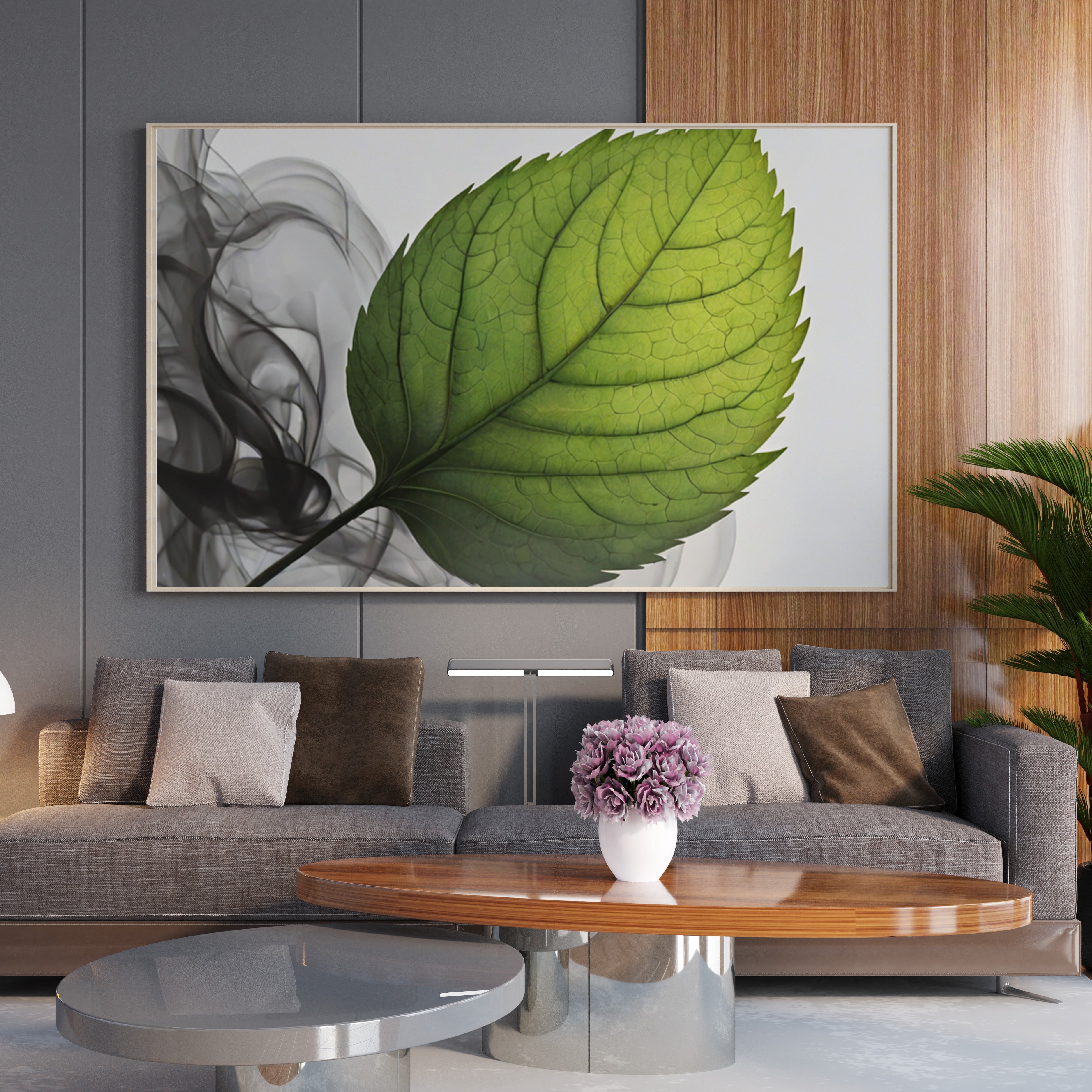 impresión en tela - Arte Floral Abstrata