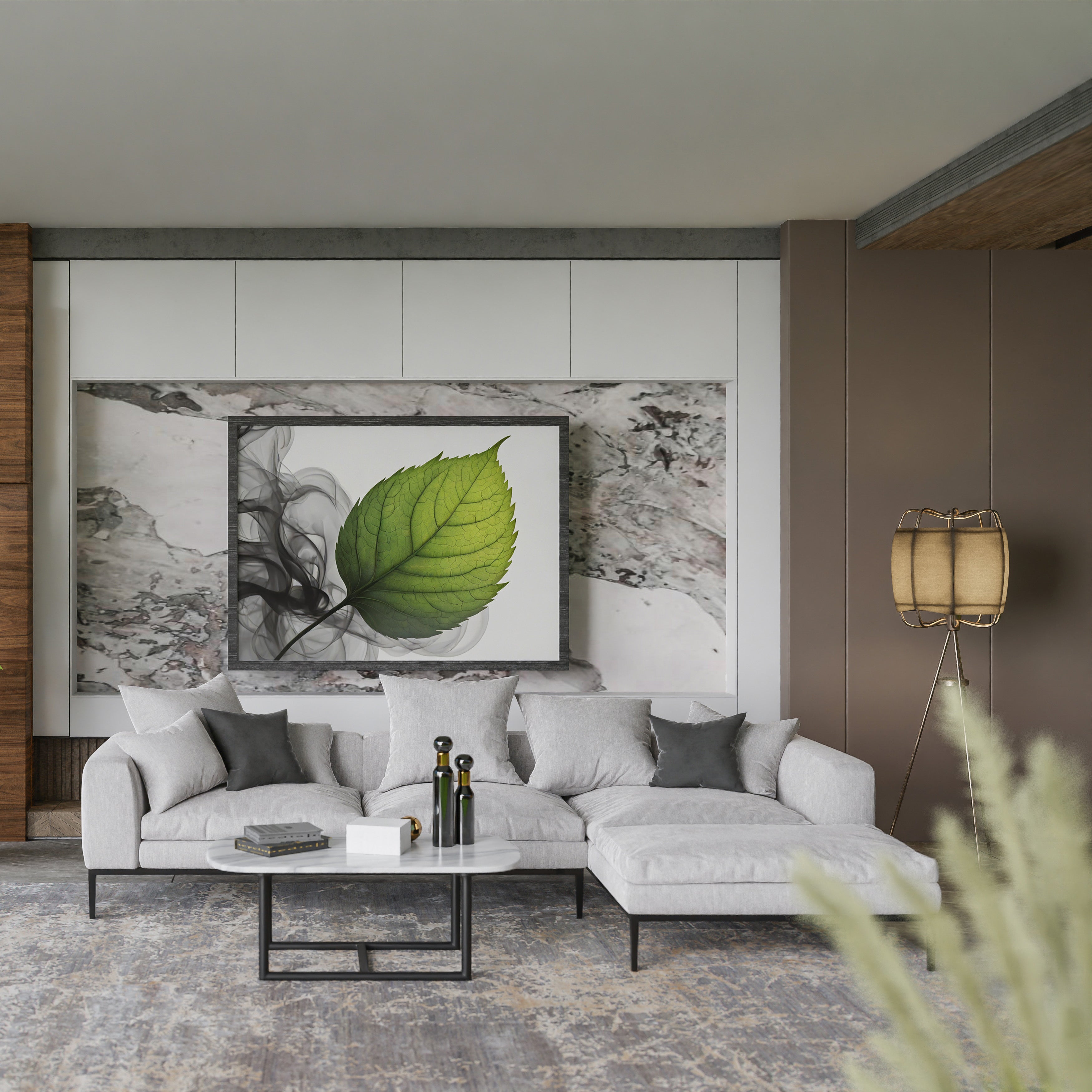 impresión en tela - Arte Floral Abstrata