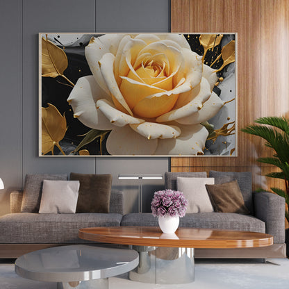 quadros para quarto - Arte Floral Abstrata