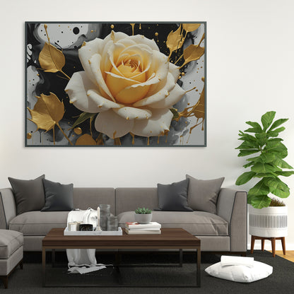 quadros para quarto - Arte Floral Abstrata