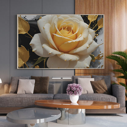 quadros para quarto - Arte Floral Abstrata