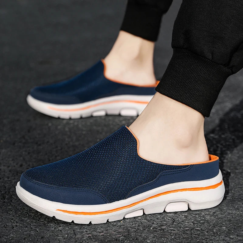 Zapatillas de Verano para Hombre, Transpirables, de Interior, con Suela Gruesa
