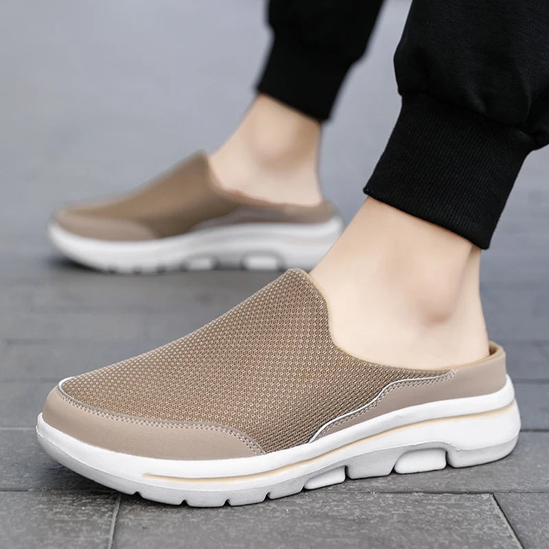 Zapatillas de Verano para Hombre, Transpirables, de Interior, con Suela Gruesa