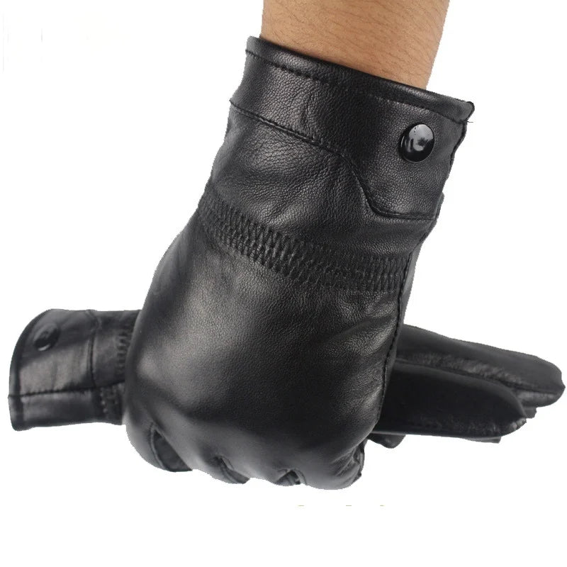 Tharon Guantes Cuero Hombre