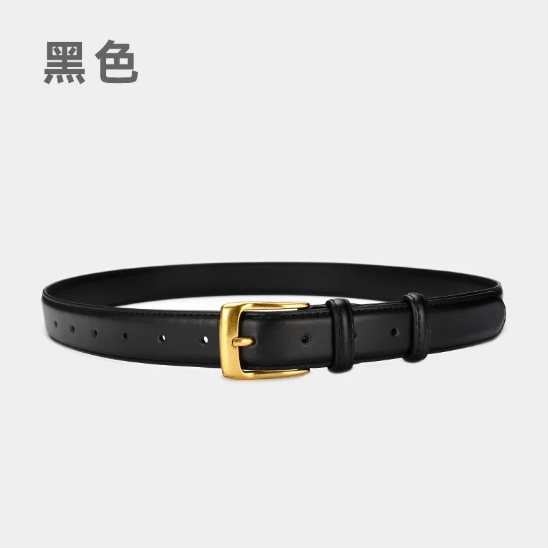 Cinturón de Mujer Retro de Lujo de Cuero Diseñador Accesorio para Vestido