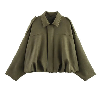 Avenna Jaqueta bomber de tamanho grande