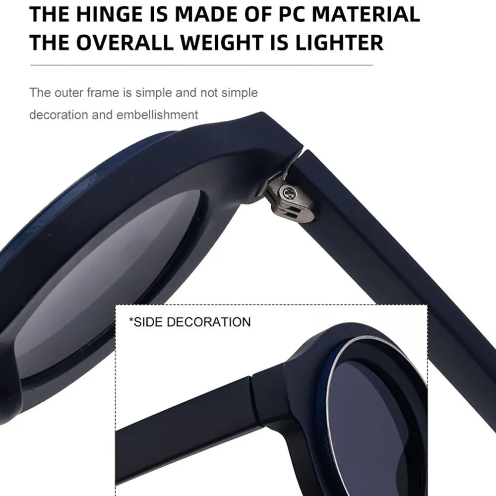 Gafas de sol Steampunk con protección UV, estilo Y2K, para mujeres y hombres