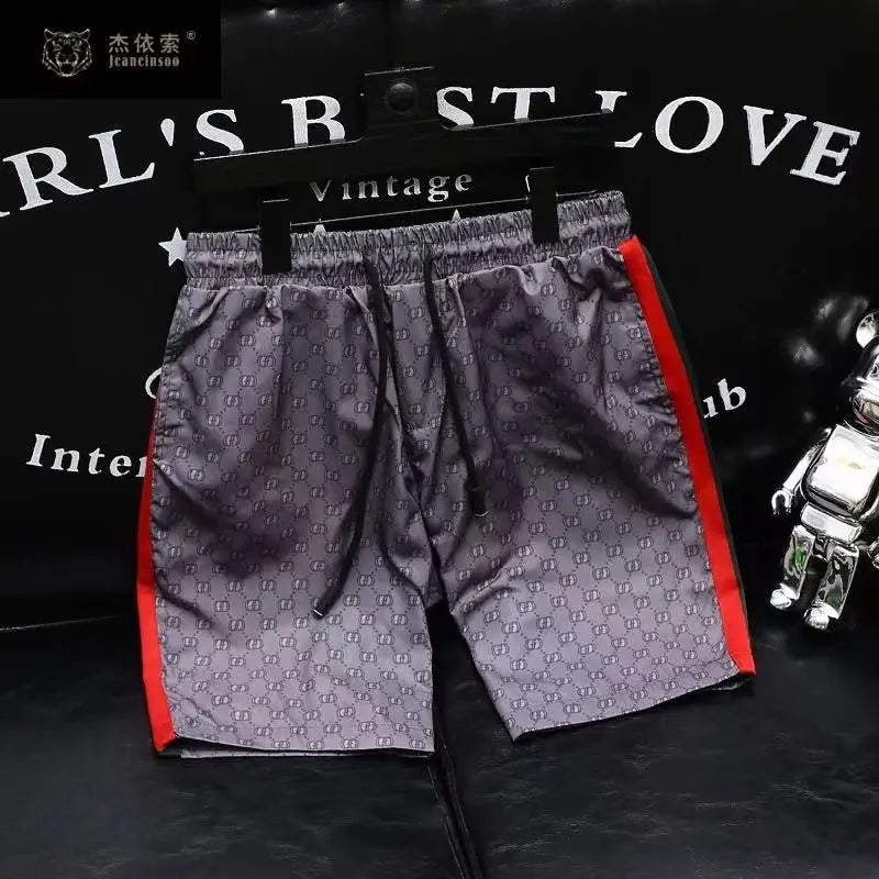 Pantalones Cortos para Hombre 2025 Lujo Cómodos Deportivos Alta Gama Y2K Streetwear